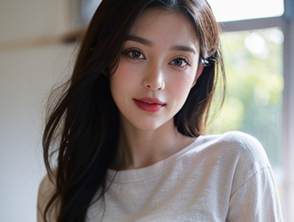 在沙滩上游泳