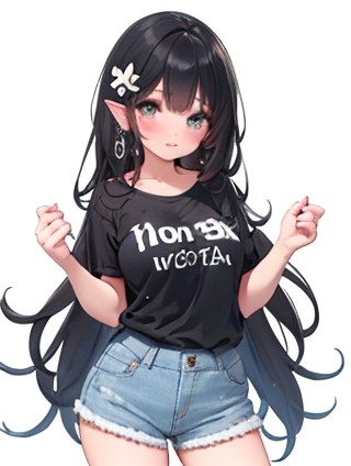 【深邃之美：黑色缎面长款上衣的时尚演绎】